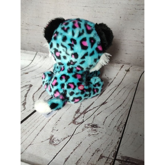 Zuru Plush Coco Surprise Otto Blue Pink Leopard 5 inch Stuffed Animal Toy - Picture 4 of 8